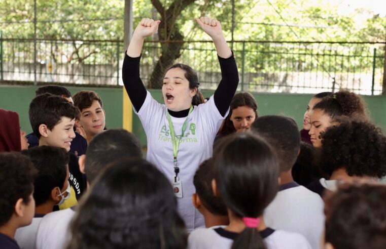 Escola de Santo Amaro recebe ações do projeto Escola Transforma