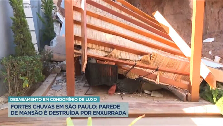 Chuvas provocam desabamento de muro em mansão de Santana de Parnaíba (SP) – Notícias