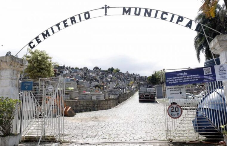 Joinville divulga datas para limpeza e manutenção de túmulos nos cemitérios municipais