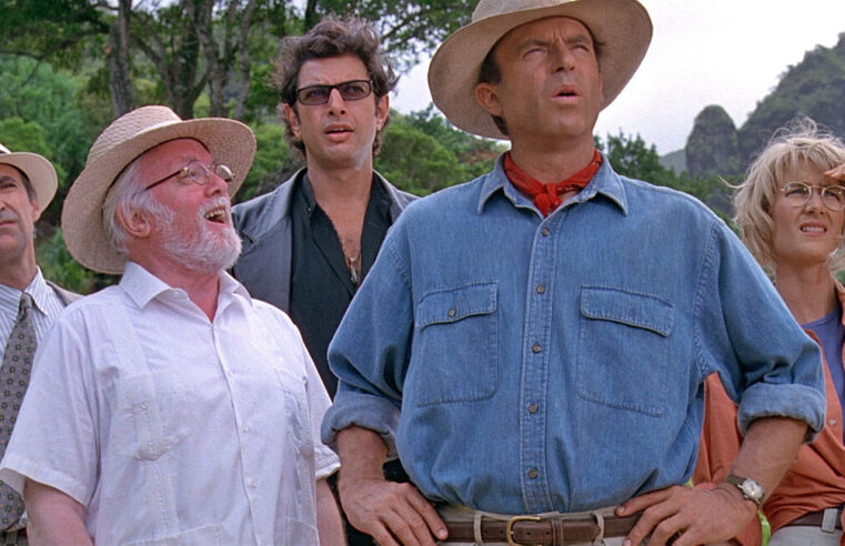 Neste ponto do filme ‘Jurassic Park’, há uma referência a outra obra de Steven Spielberg